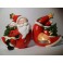 Portavelas cerámica Tealigth Papa Noel