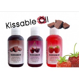 Aceite Masaje con Sabores Dulces "Kissable Oil"