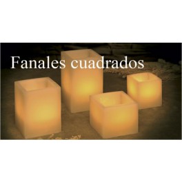 Fanal Cuadrado Marfil 
